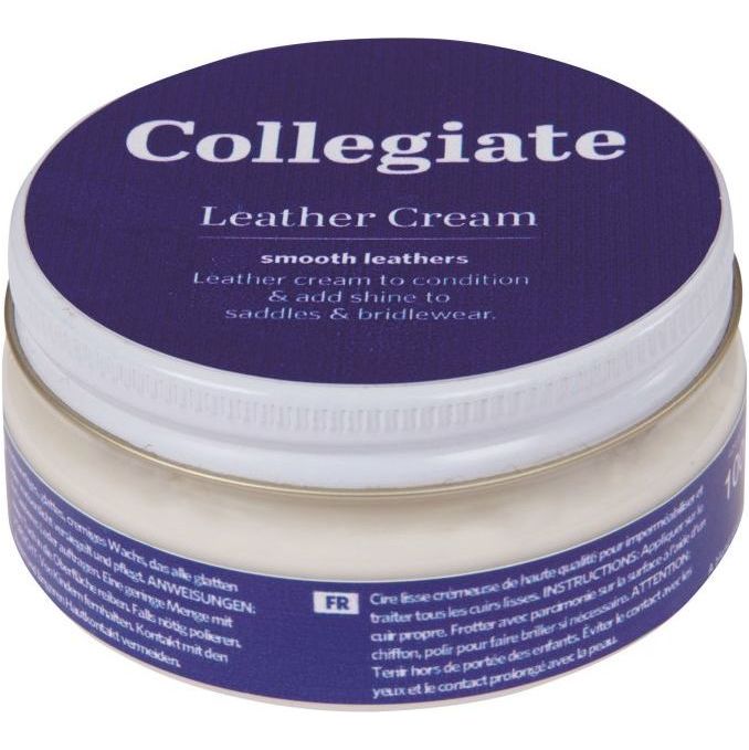 Collegiate Lederen Crème